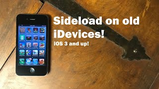 How to sideload appsIPA files on old iOS Devices iOS 3 and up Windows [upl. by Akenom]