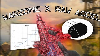 using RAW ACCEL to get CHEATER like AIM [upl. by Englis]