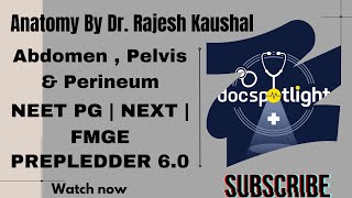 6 AbdomenPelvis amp Perineum  Anatomy RR 60📖📚by Dr Rajesh kaushal youtube neetpgpreperation [upl. by Pond]