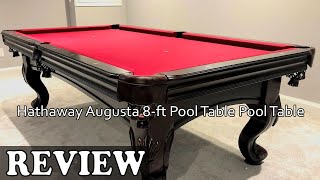 Hathaway August 8ft Pool Table Pool Table Review [upl. by Zaneski457]