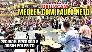 MEDLEY COM PAULO NETO EXPLODIU TUDO NO CONGRESSO DE JOVENS   drumcam   LUCAS BATERA [upl. by Achorn508]