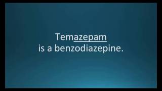 How to pronounce temazepam Restoril Memorizing Pharmacology Flashcard [upl. by Ely175]