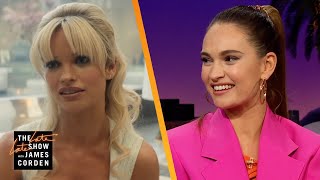 How Did Lily James Transform into Pam Anderson [upl. by Ynatsed286]