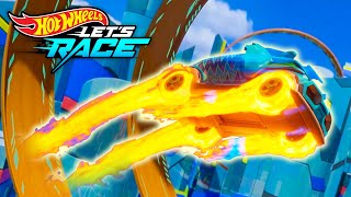 Los Corredores Hot Wheels Recrean Momentos Épicos en el Ultimate Garage 🤳  Hot Wheels Lets Race [upl. by Camfort]