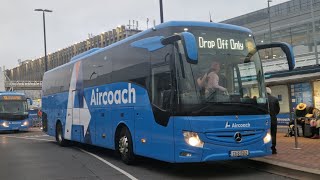 Aircoach  Mercedes Tourismo M  C5524205 231D15562  702 To Dublin Airport T2 [upl. by Aihselef]