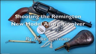 Shooting the Remington New Model Army Revolvermov [upl. by Quick444]