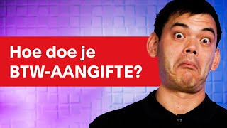 HOE doe je BTWAANGIFTE  Cursus Boekhouden voor Beginners [upl. by Circosta640]