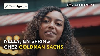 Témoignage AlumnEye  Nelly étudiante à SciencesPo et en Spring chez Goldman Sachs [upl. by Eecats]