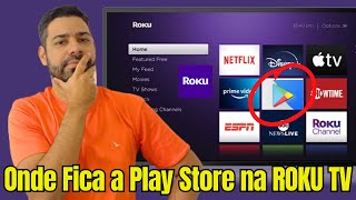 ROKU TV tem Play Store [upl. by Hayalat]