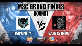 Day1 Impunity VS Saints Indo MSC Grand Final [upl. by Glyn]