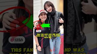 This fan saw Lisa and having pic with her🤩 lisa lalisa lisamanoban [upl. by Mcclish]