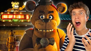 REACCIONANDO AL TRAILER DE FNAF   Five Nights at Freddys [upl. by Yerag]