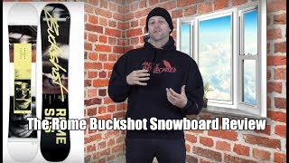 The Rome Buckshot Snowboard Review [upl. by Adnicaj]