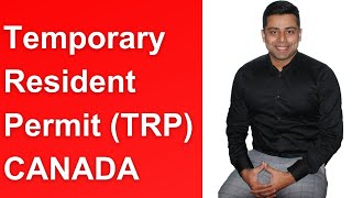 Temporary Resident Permit TRP Pathway 2023 Canada PR Nuvonation [upl. by Odawa]