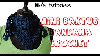 mini baktusbandana crochet facilissimo [upl. by Grote]