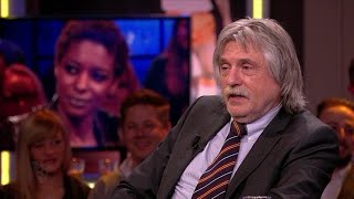 Johan Derksen feliciteert Sylvana Simons met zetel  VOETBAL INSIDE [upl. by Stoneham]