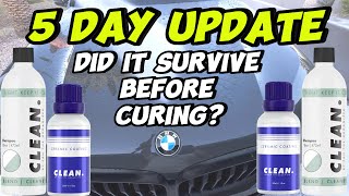 5 DAY UPDATE CLEAN By Pan The Organizer 8Year Ceramic Coating  CLEAN Shampoo Review [upl. by Eiznik81]