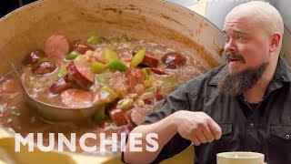 How To Make Chicken and Sausage Gumbo with Isaac Toups [upl. by Drhacir]