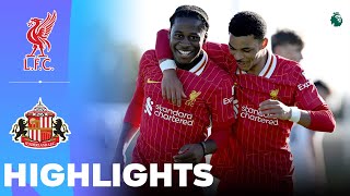 Liverpool vs Sunderland  Highlights  U18 Premier League 26102024 [upl. by Warring]