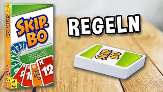 SKIP BO REGELN Ablauf und Hilfsstapel  Spielregeln TV Spielanleitung Deutsch  MATTEL KARTEN [upl. by Aniuqal]