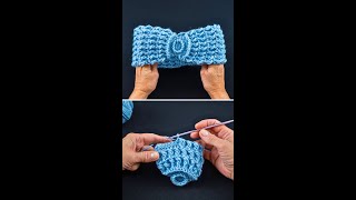 Easy crochet headband Tutorial for beginners Miarti🧶 [upl. by Isabella]