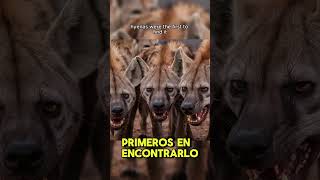 Hienas se enfrentan a UN GRAN HIPOPOTAMO animales shorts vidasalvaje [upl. by Wesle]