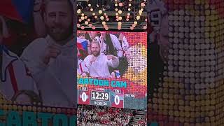 😂😂 UFCs Jiri Prochazka REACTION to Jumbotron at Czechia hockey game [upl. by Lewak]