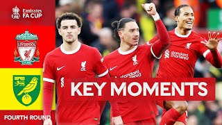 Liverpool v Norwich City  Key Moments  Fourth Round  Emirates FA Cup 202324 [upl. by Llimaj]