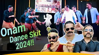 Onam Dance Skit 2024  K For Krishna Dance  Aavesham Dance  Shaji pappan dance  Maari Dance [upl. by Aerdnaid]