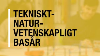 Tekniskt Naturvetenskapligt Basår [upl. by Rives]