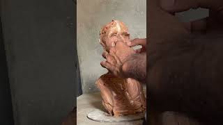 Oil based Clay 3d sketch day 683365 sculpture sculpturelovers claysculpture [upl. by Redleh]