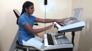 AJEEB DASTAN HAI YEH from Dil Apna Aur Preet Parai Lata Mangeshkar on Keyboard by Vany Vinayakumar [upl. by Nelyk]