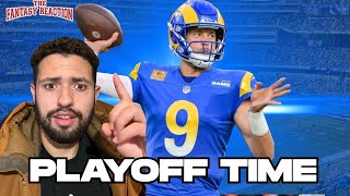 Its Fantasy Playoffs Time  Starts and Sits of the Week 15  The Fantasy Reaction Show [upl. by Trocki515]