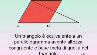 27  Equivalenza tra triangoli e parallelogrammi [upl. by Sajovich]