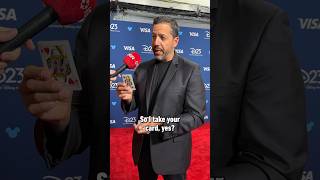 David Blaine does magic for us on the red carpet magic davidblaine donotattempt d23 disney [upl. by Tacklind]