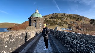 winter walk in Elan Valley Mid Wales 🏴󠁧󠁢󠁷󠁬󠁳󠁿🏔️ January 2024 travelvlog travel walking [upl. by Doowle]