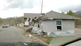 Swannanoa NC after Helenes floodwaters receded Oct 4 2024 [upl. by Meil]