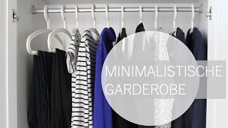 Meine minimalistische Garderobe Capsule Wardrobe [upl. by Acinorahs]