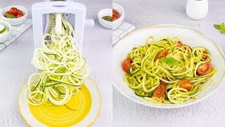 Spaghetti di zucchine una ricetta leggera e veloce [upl. by Suoiluj]