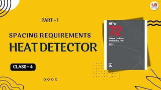 Class 4  Heat Detector Spacing Requirements NFPA 72 [upl. by Nosyrb]