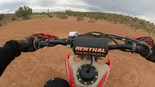 CRF250RX Desert Single Track [upl. by Attelliw429]