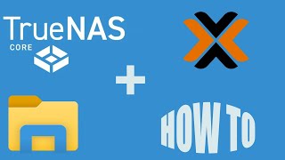 How to install TrueNAS Core on Proxmox and setup SMB shares [upl. by Yseulta]