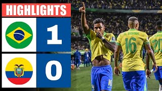 🔴 Resumen  Brasil vs Ecuador 1  0  HIGHLIGHTS  Clasificación Mundial CONMEBOL [upl. by Vonni589]