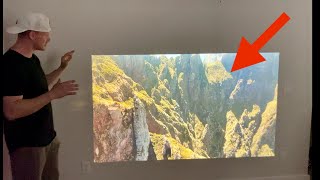 Review and Demo of Projector 4K with Android OS 1080P Native 500 ANSI HIPPUS Smart Projector [upl. by Sophey56]