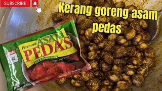 Kerang goreng asam pedas dan tips mudah cuci kerang [upl. by Kasey]