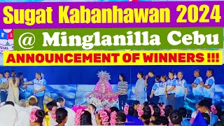 Sugat Kabanhawan Festival 2024 ANNOUNCEMENT OF WINNERS Minglanilla Cebu MARCH 31 2024 Easter Sunday [upl. by Behnken]