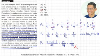 MEDICINA  UNIFOR 20231  QUESTÃO 01  PROBABILIDADE [upl. by Lednahs]