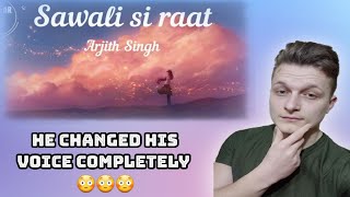 Saawali Si Raat Foreigner Reaction  Arijit Singh [upl. by Bullard]