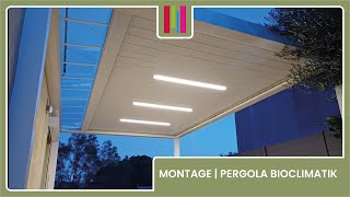 Montage dune pergola bioclimatique [upl. by Atelahs890]