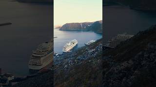 Aussicht von der Nordkapptreppe auf Honningsvåg 🇳🇴 😍✨ [upl. by Muffin]